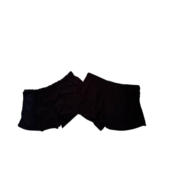 Cozy set of 2 black shorts size xl - Picture 1 of 3